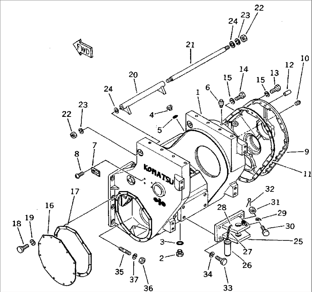 TOWING WINCH (CASE AND DRAWBAR)