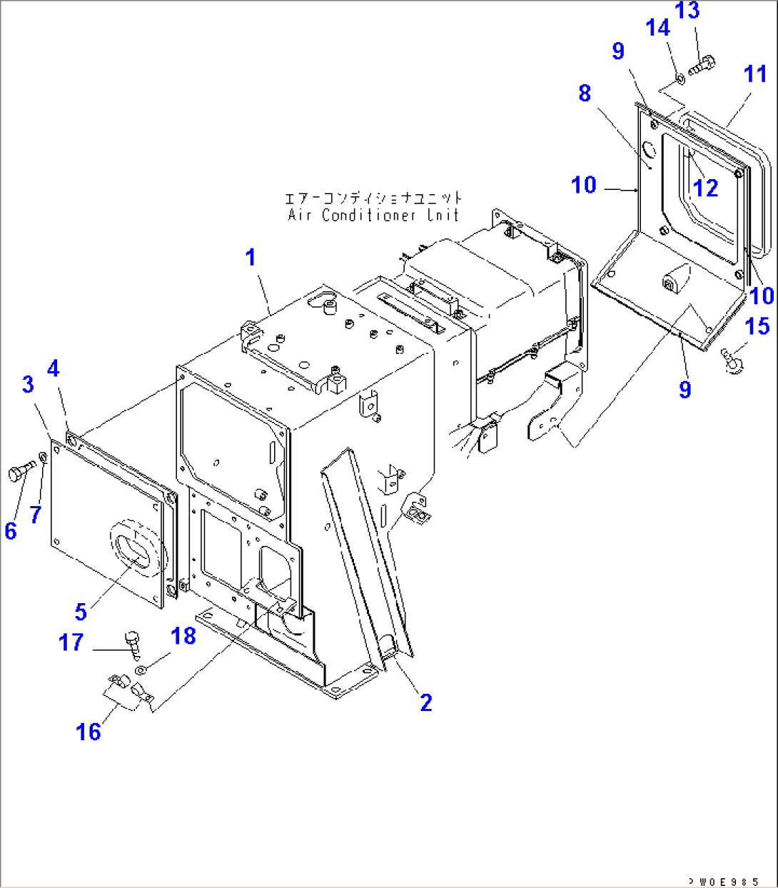 DASHBOARD (AIR CONDITIONER BOX) (EU SPEC.)(#65209-)