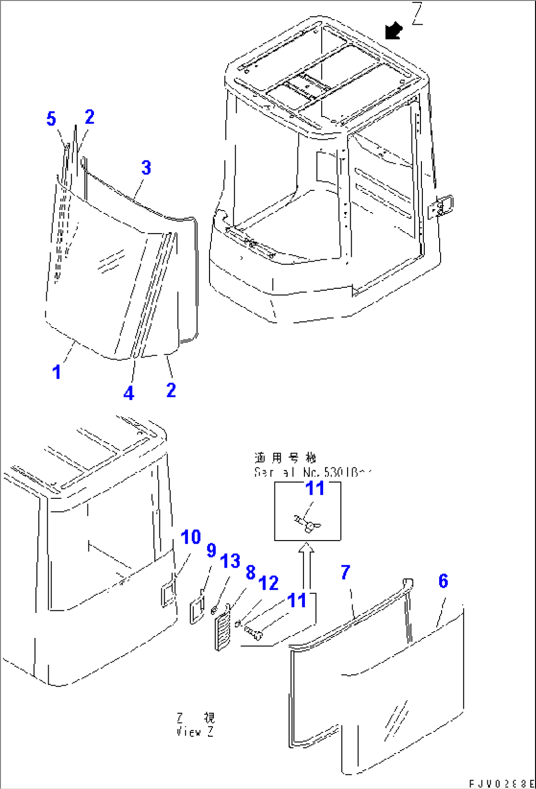 ROPS CAB (WINDOW)