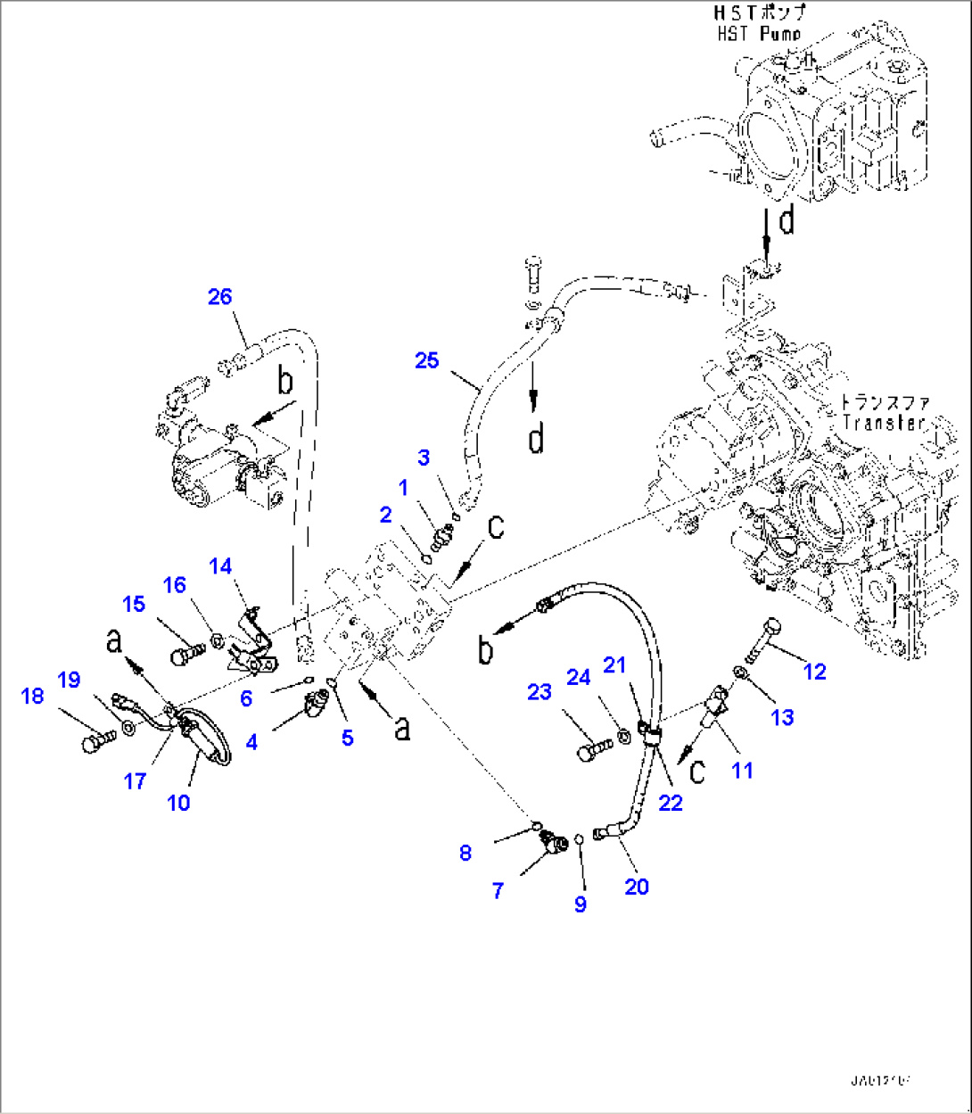 Transfer, Emergency Steering Related Parts (2/2) (#80001-)