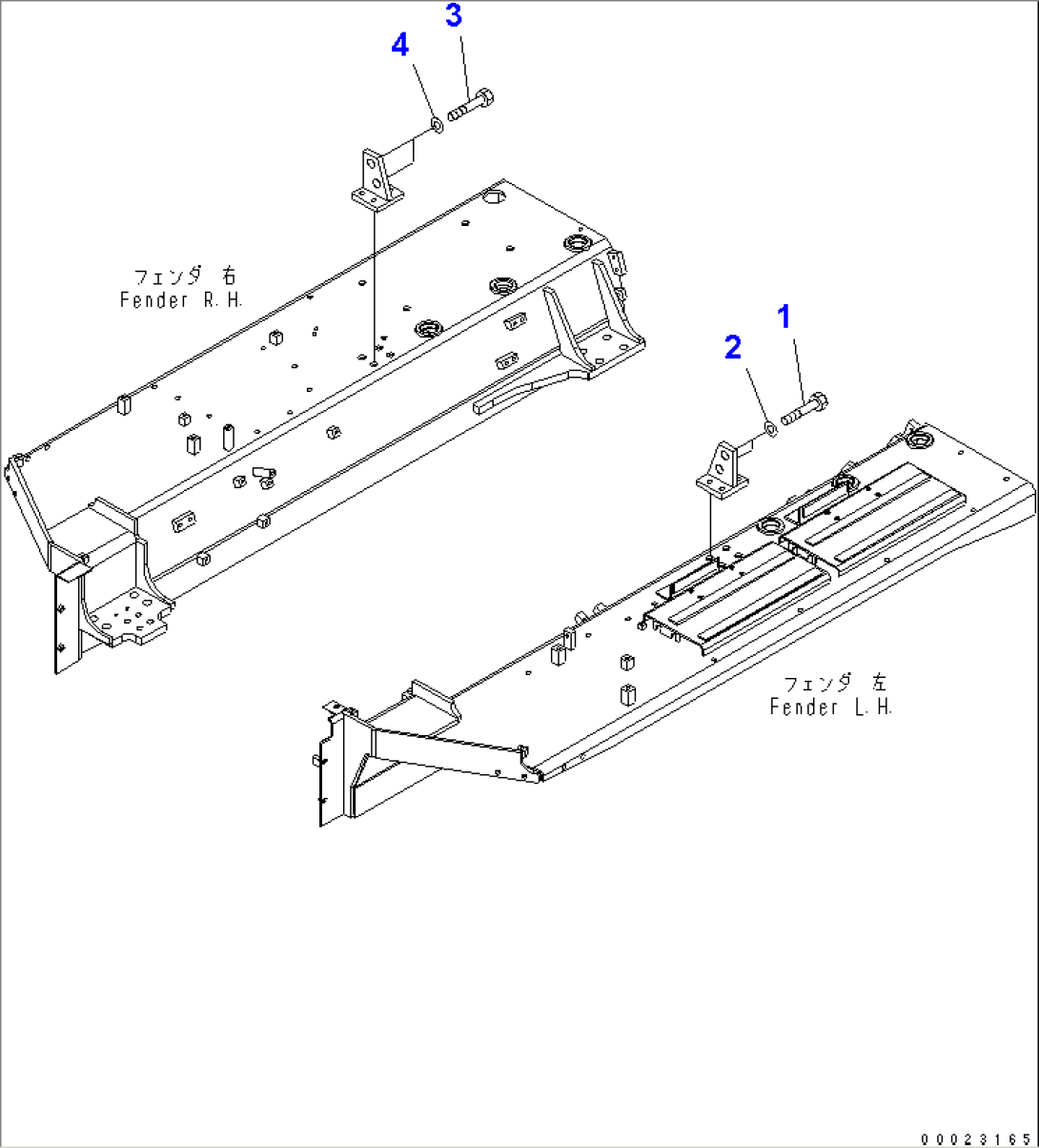 FENDER BRACKET(#11001-)