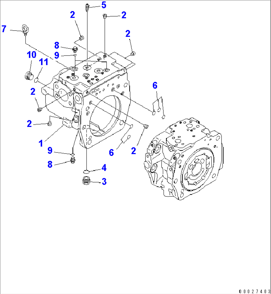 PISTON PUMP (6/11) (-40ßC SPEC.)