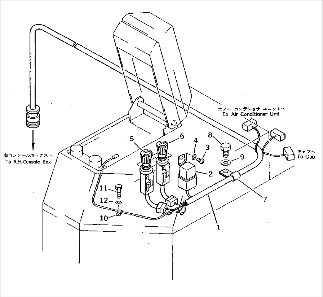 ELECTRICAL SYSTEM (CONSOLE BOX¤ L.H.)(#10001-10499)