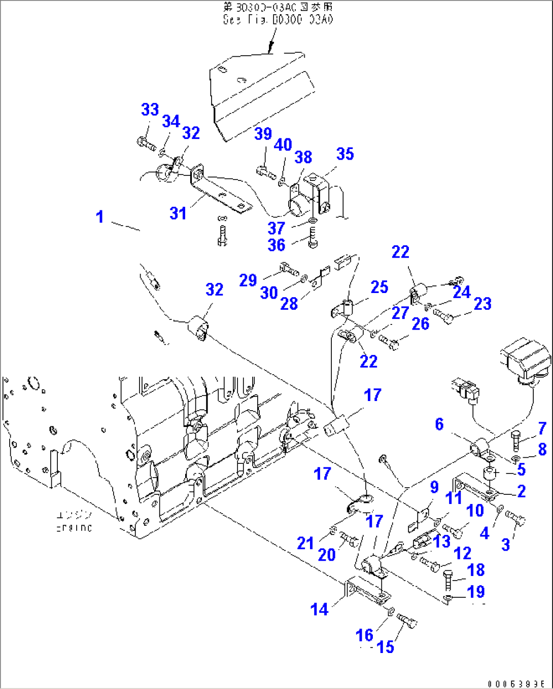 REAR HARNESS (ENGINE SUB HARNESS 60G) (1/2)