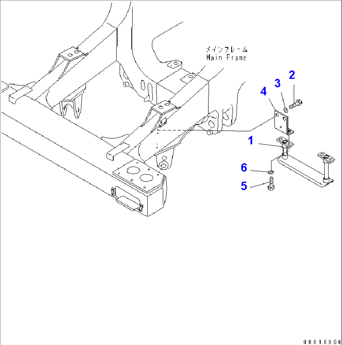 FRONT SUPPORT (STEP R.H.)