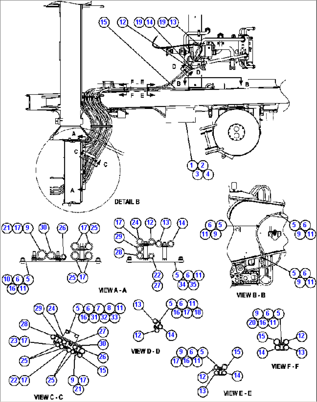 BRAKE CABINET PIPING 1/2