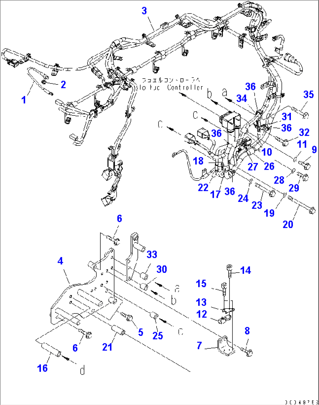 WIRING HARNESS (1/4)(#530699-)