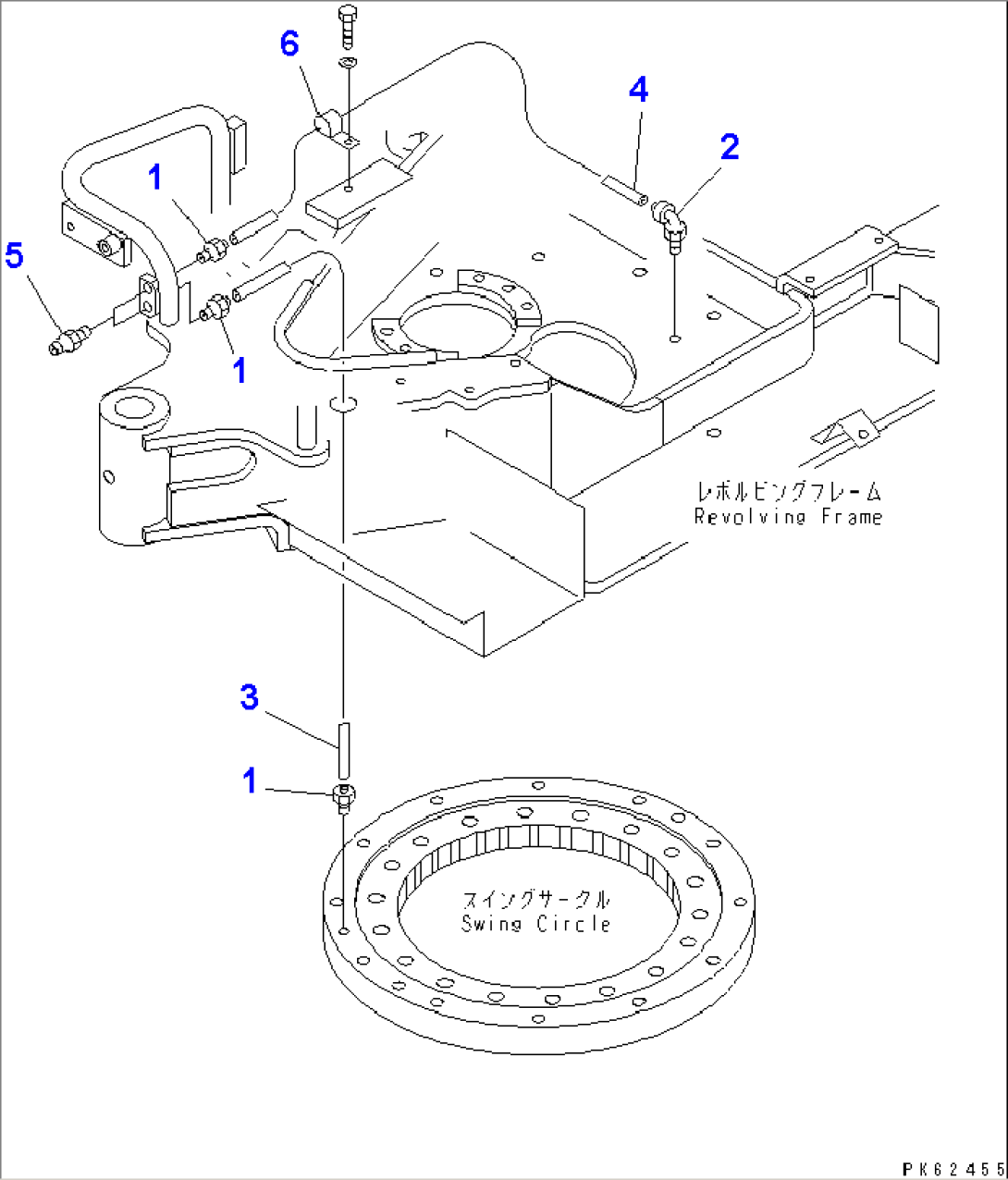 REVOLVING FRAME (LUBRICATING)