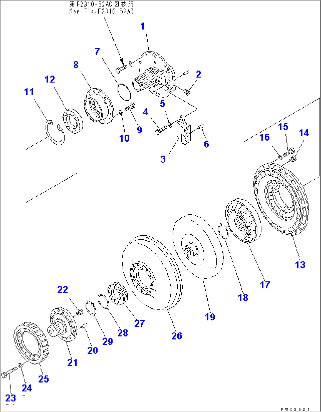 TORQUE CONVERTER (BARE TORQUE CONVERTER)