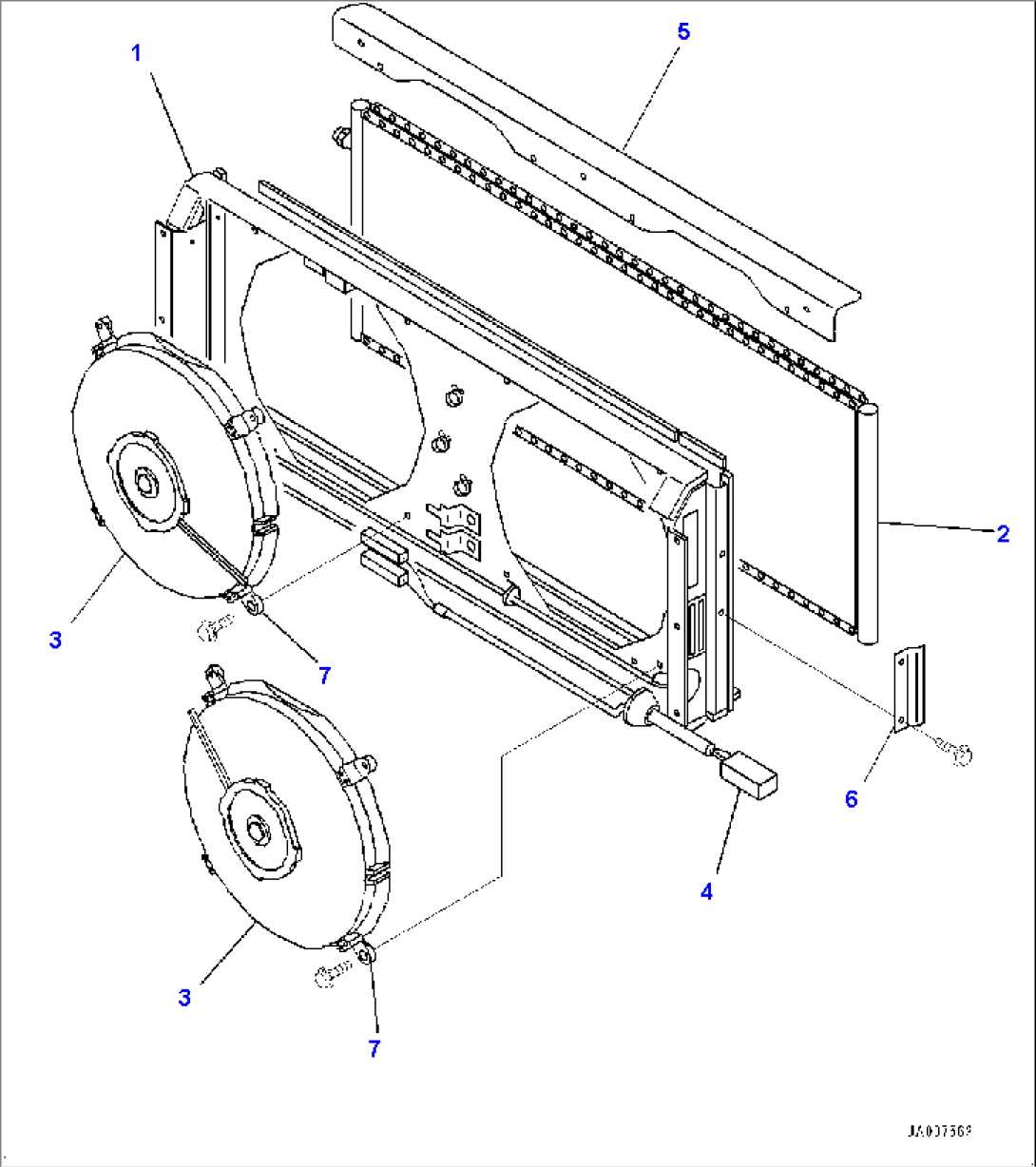 Cab, Air Conditioner Condenser Unit (#85001-)