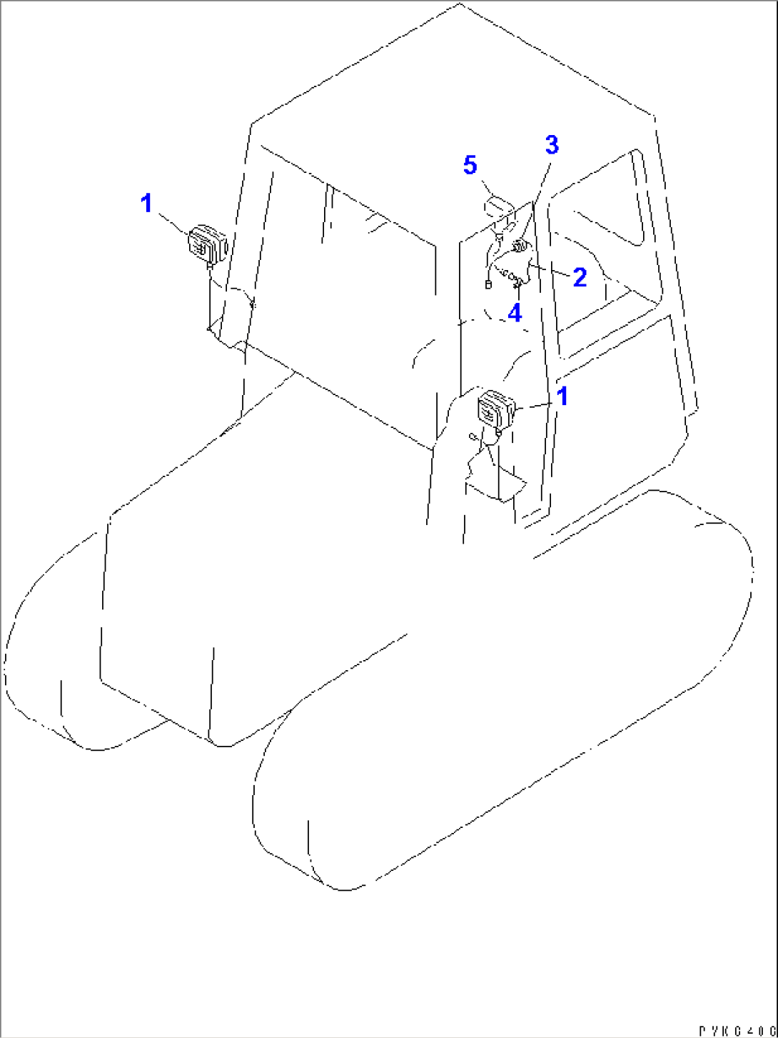 VEHICLE LAMP (FOR ROPS CAB)