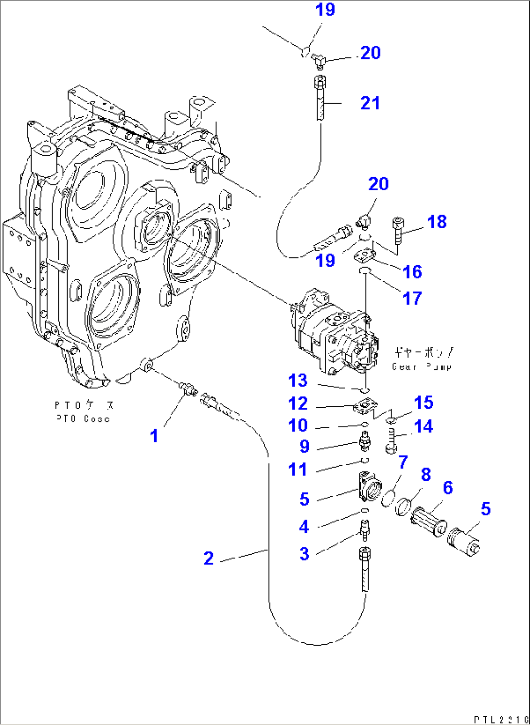POWER TAKE OFF (PIPING) (FILTER)(#30175-30999)