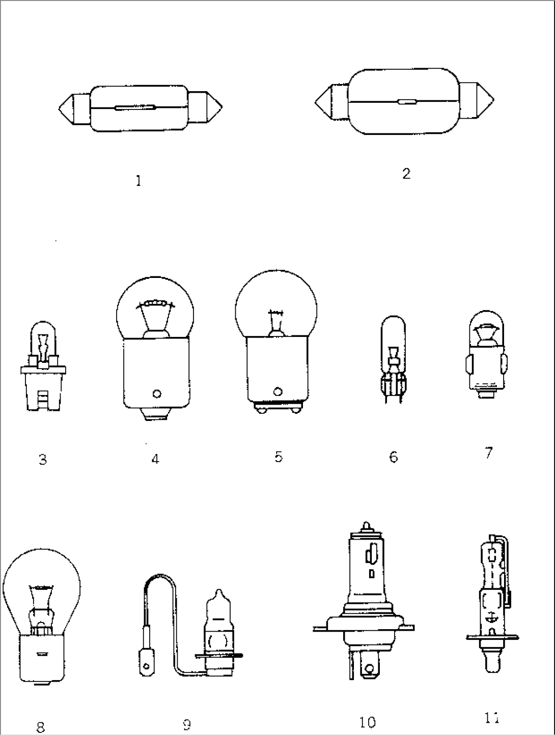 BULBS(#311001-)