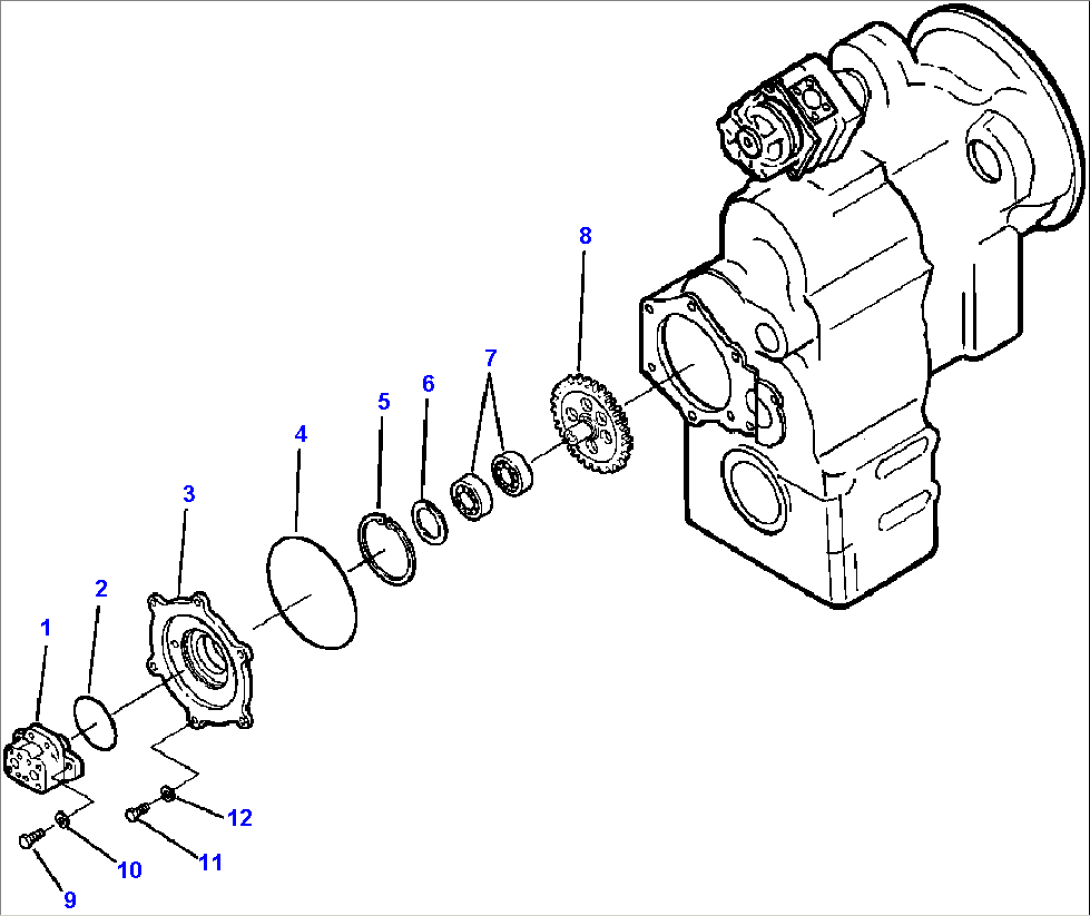 GROUND STEERING (PUMP MOUNTING)