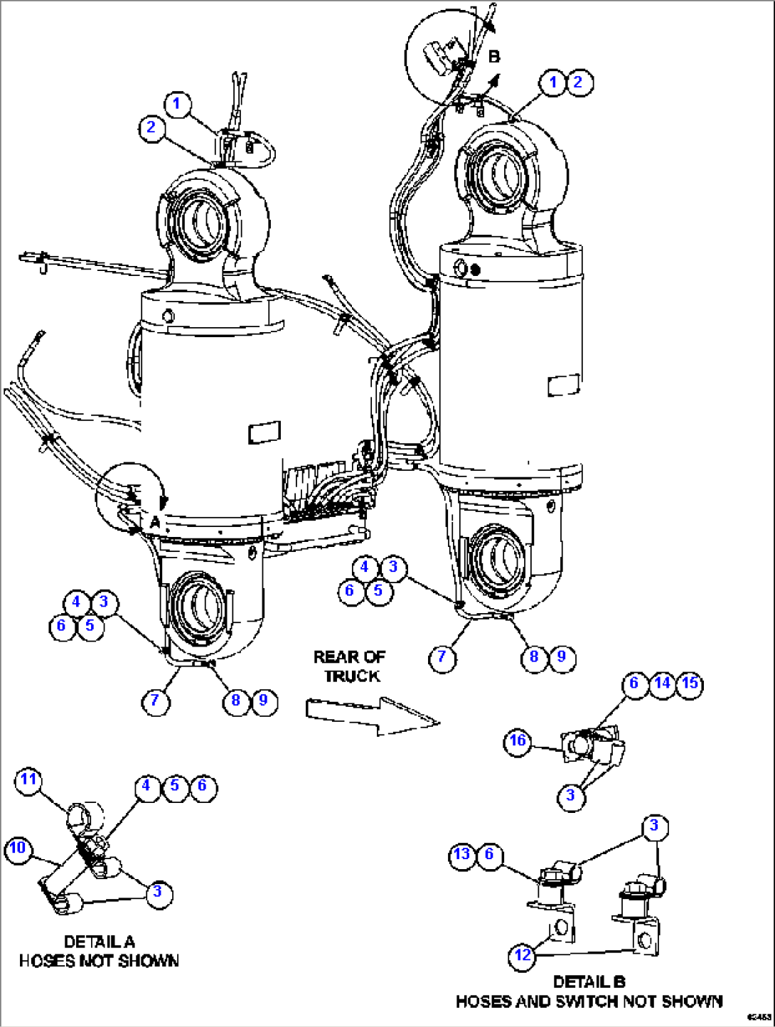 AUTOMATIC LUBRICATION - REAR SUSPENSIONS
