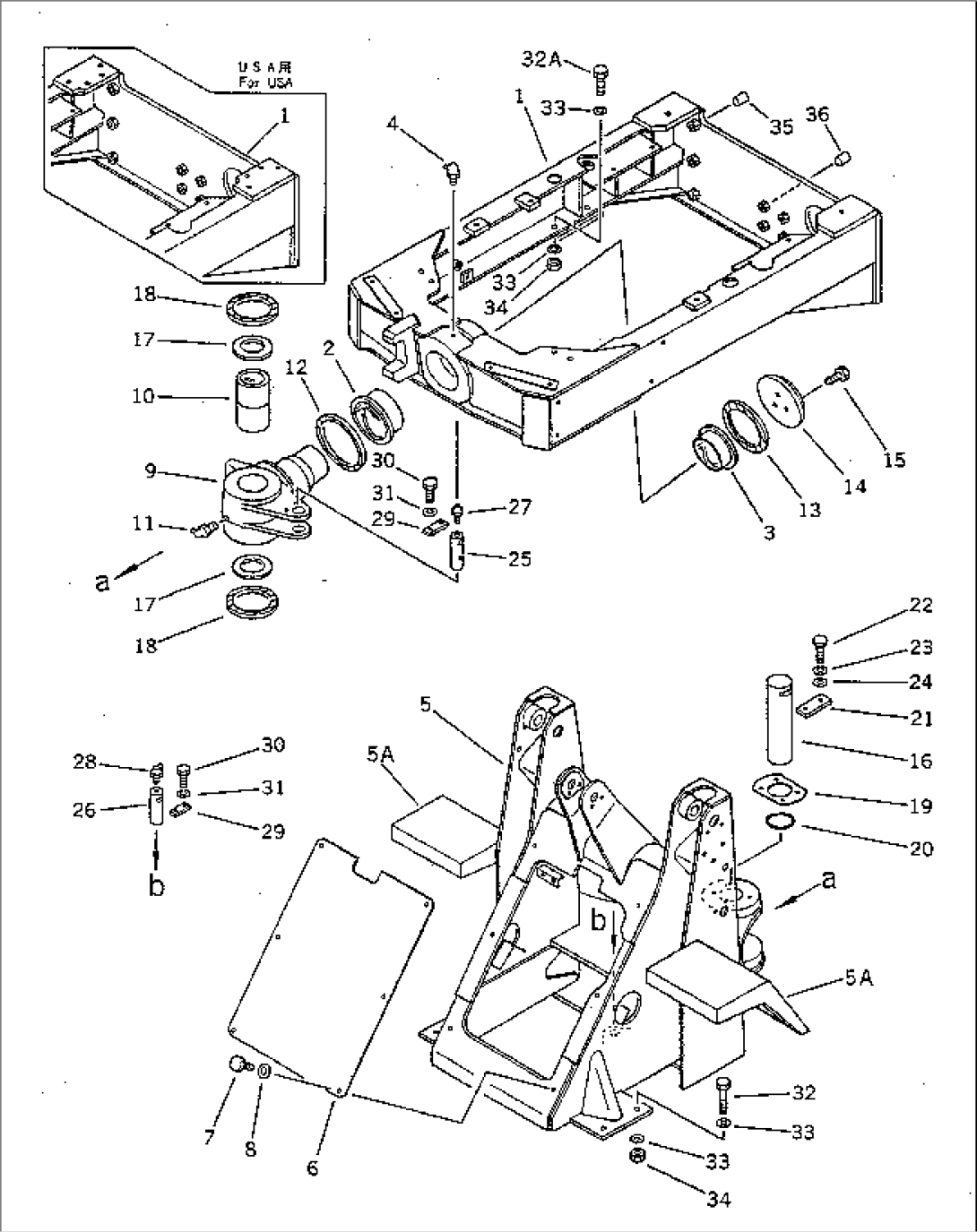 FRONT AND REAR FRAME