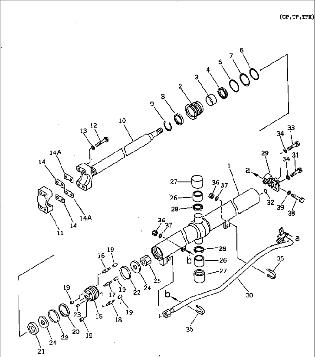 LIFT CYLINDER(#3001-)