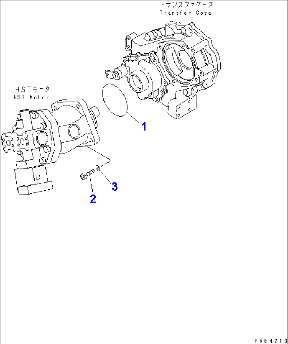 HST MOTOR (HST MOTOR MOUNTING PARTS)