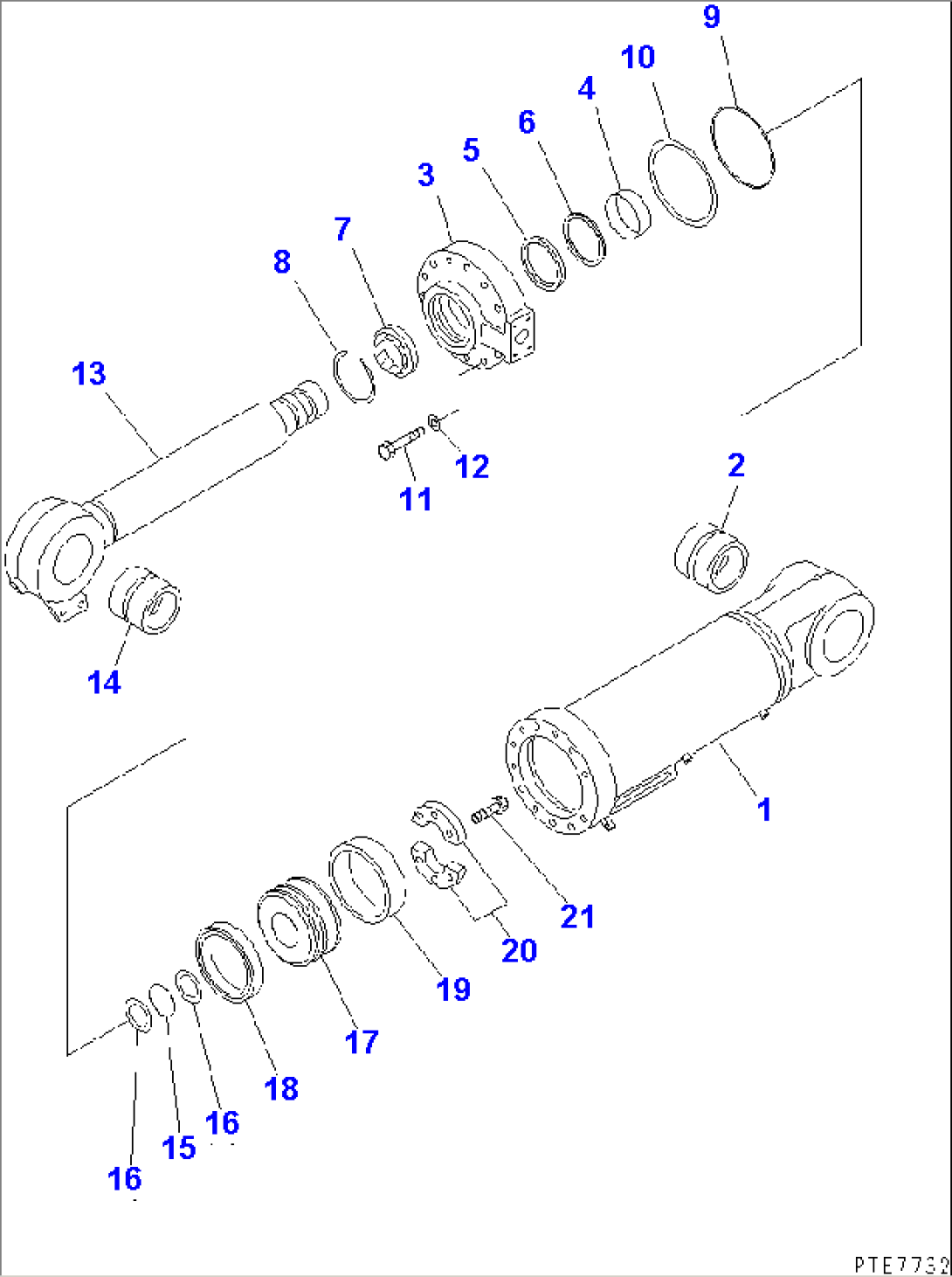 DUMP CYLINDER(#53100-)