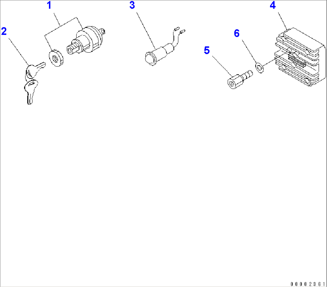 STARTING SWITCH AND REGULATOR