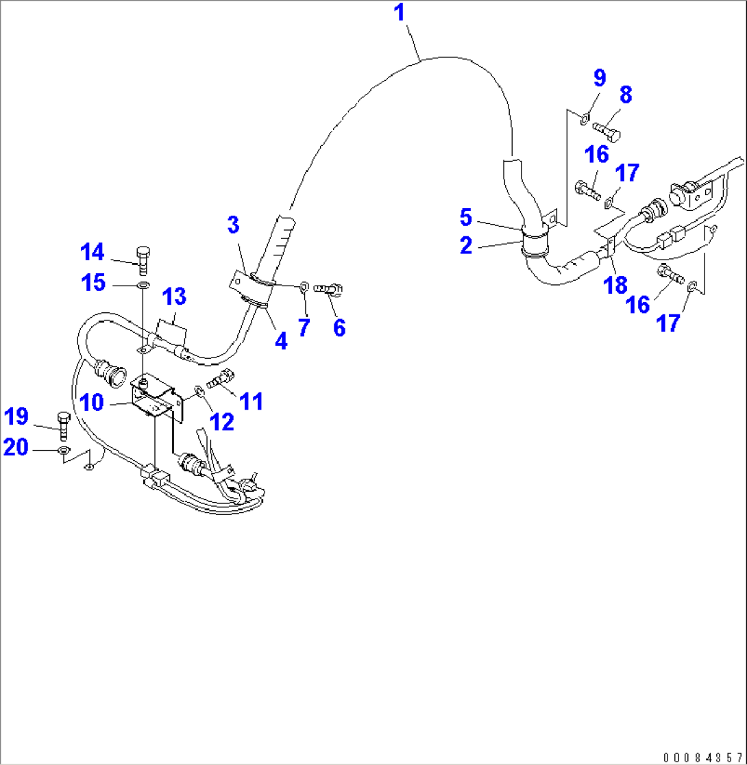 FRONT FRAME ELECTRICAL (REVOLUTION SENSOR)(#7012-)