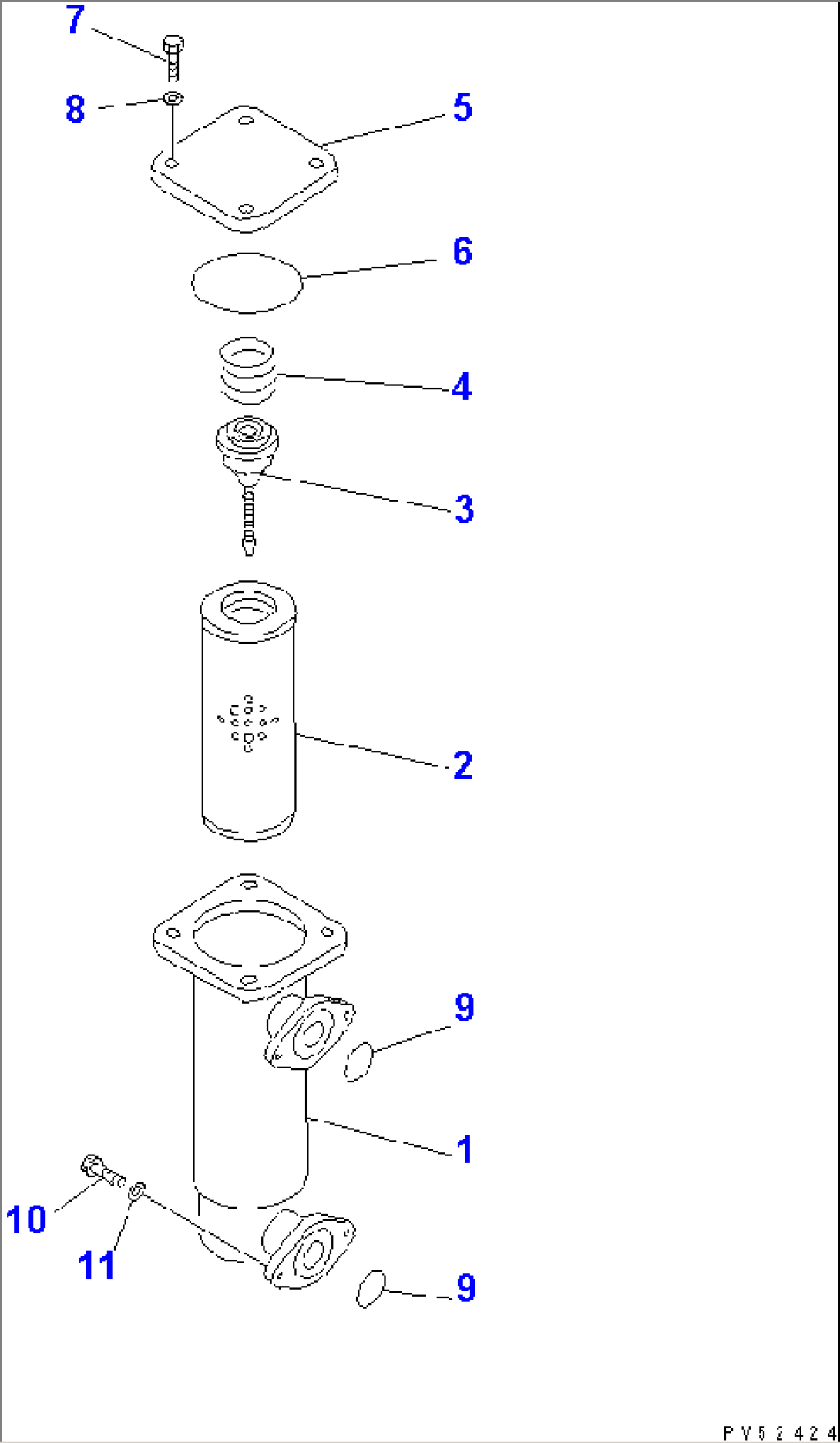 HYDRAULIC FILTER(#10033-)