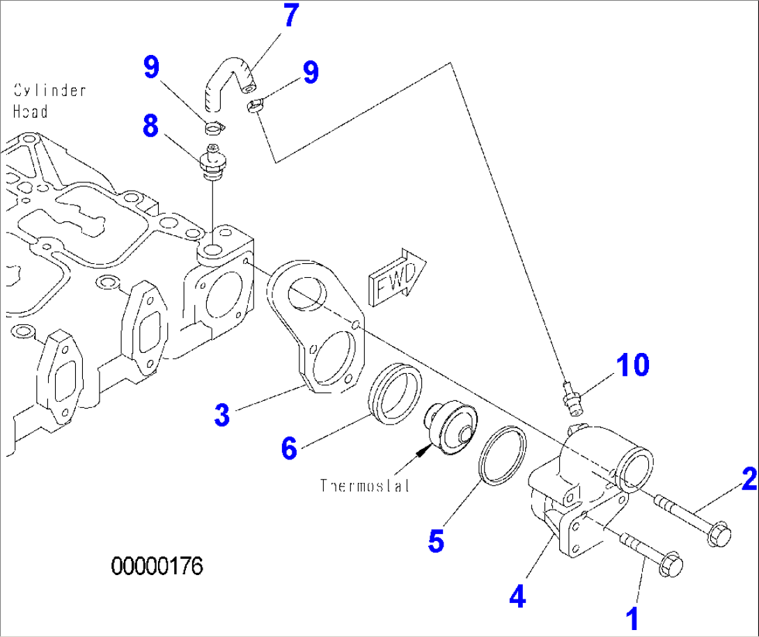 THERMOSTAT HOUSING