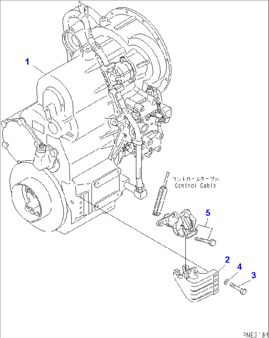 PARKING BRAKE MOUNTING PARTS