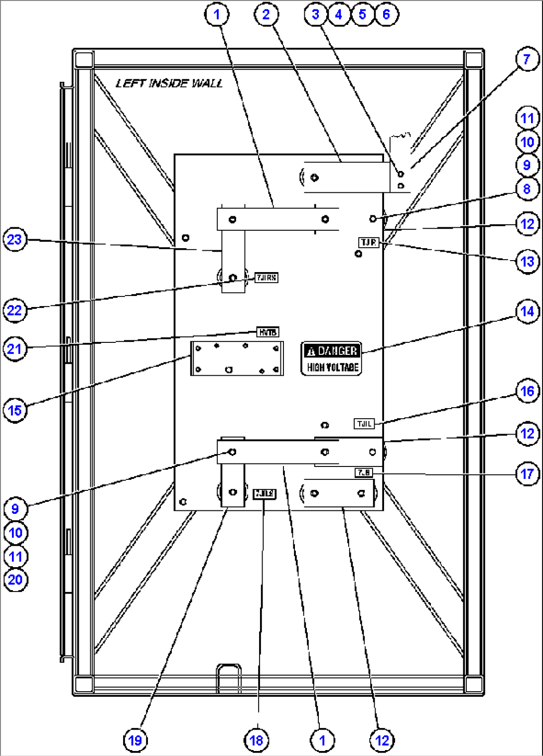 CONTROL CABINET - L.H. SIDE