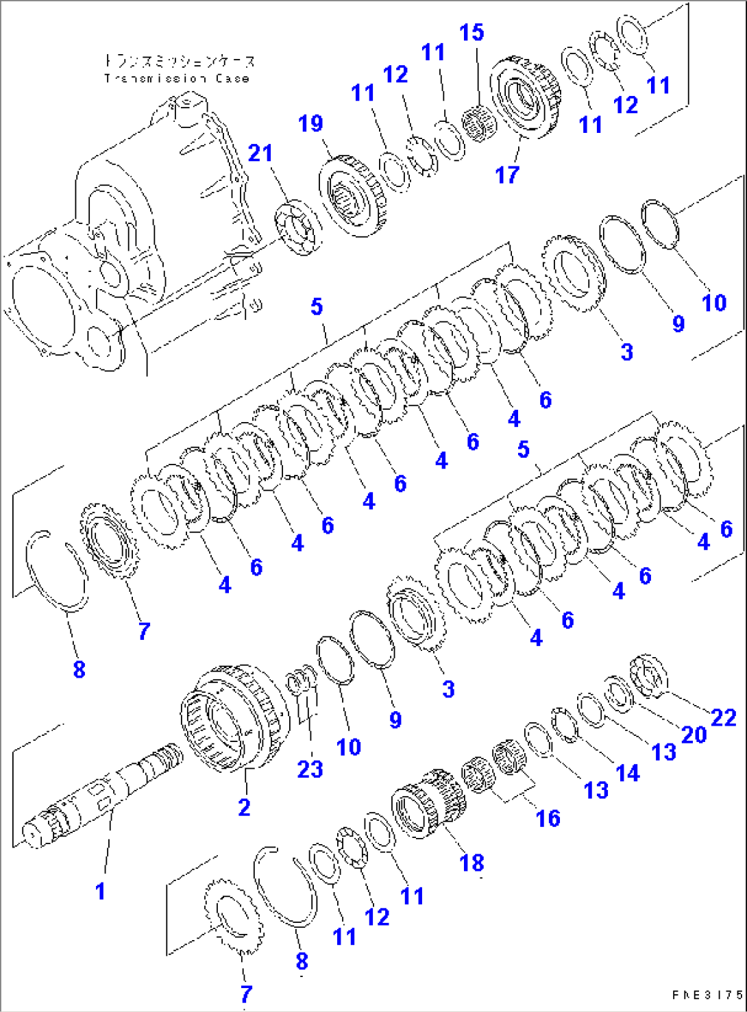 TRANSMISSION (2ND AND 3RD CLUTCH)