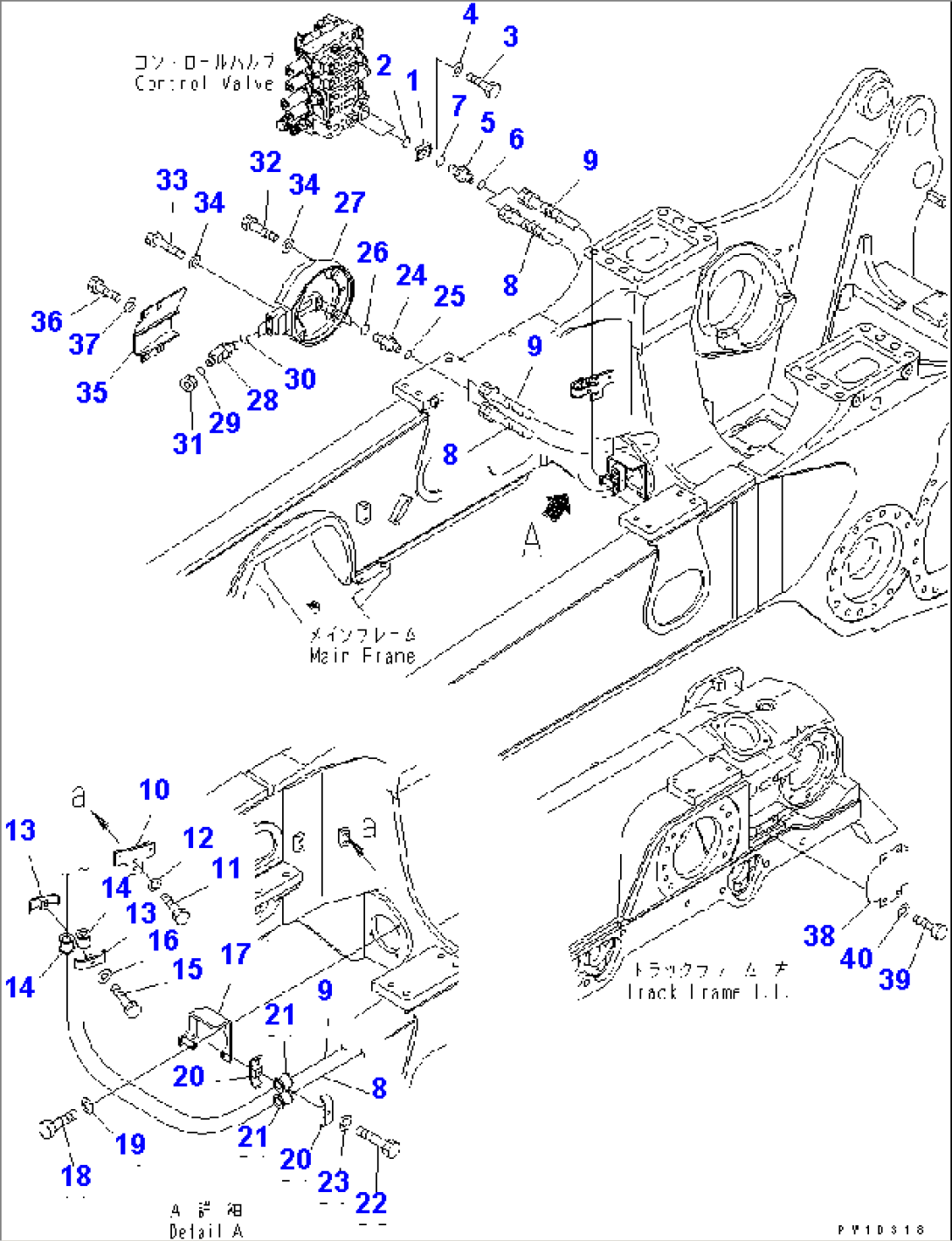 BLADE TILT LINE (FOR TILT DOZER)