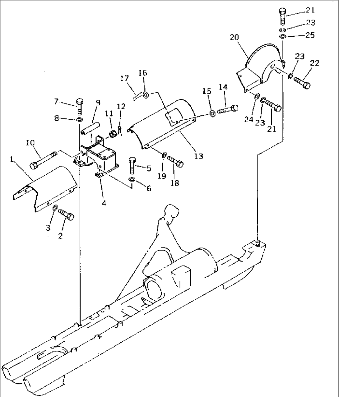 TRACK FRAME COVER(#81261-)