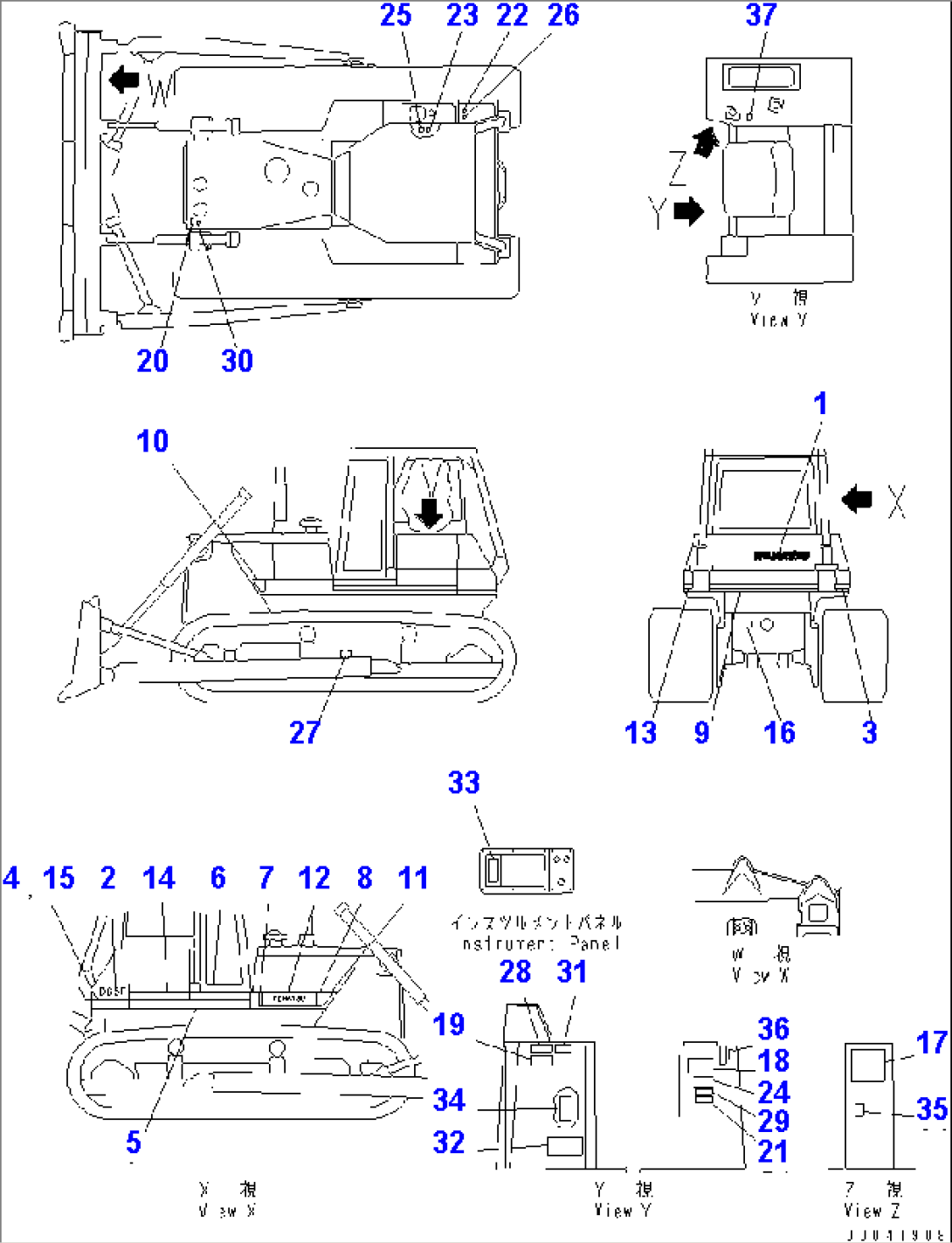 MARKS AND PLATES (ENGLISH) (FOR U.S.A. AND PUERTORICO)