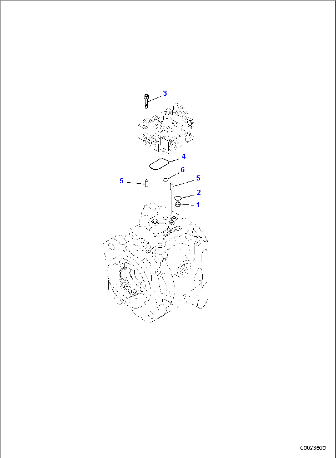 MAIN PISTON PUMP, INNER PARTS (5/7)