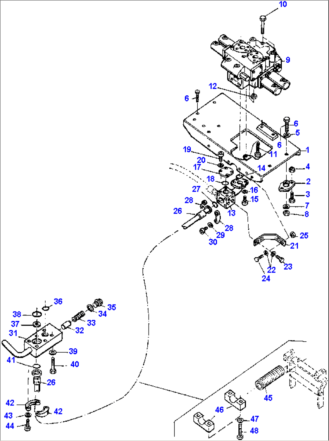 CONTROL VALVE, RETURN PIPINGS