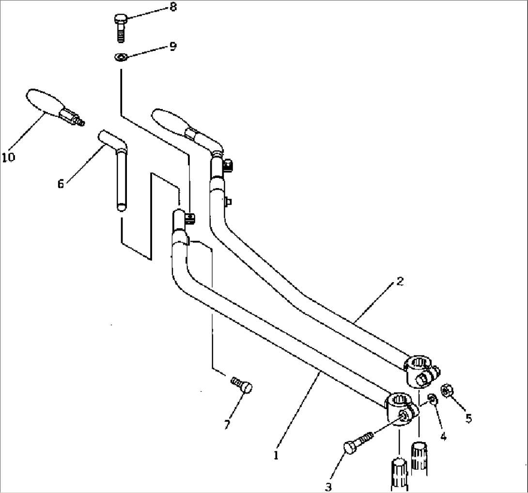 CONTROL LEVER (REAR POWER CONTROL UNIT)