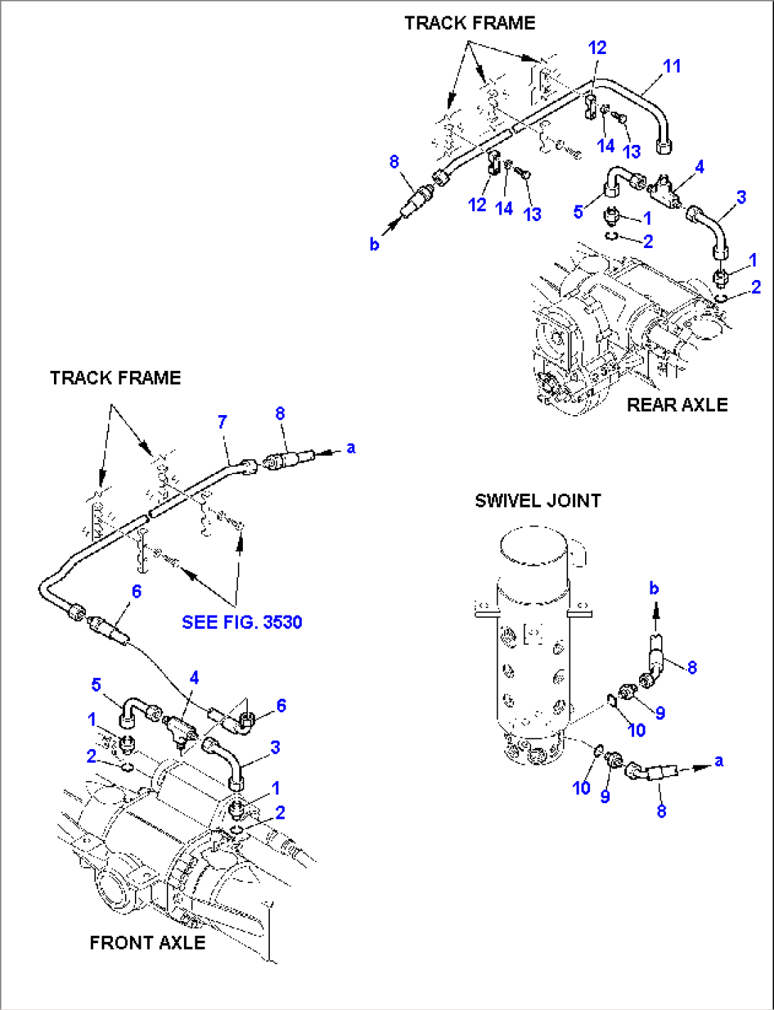 HYDRAULIC PIPING (BRAKE LINE) (3/3)