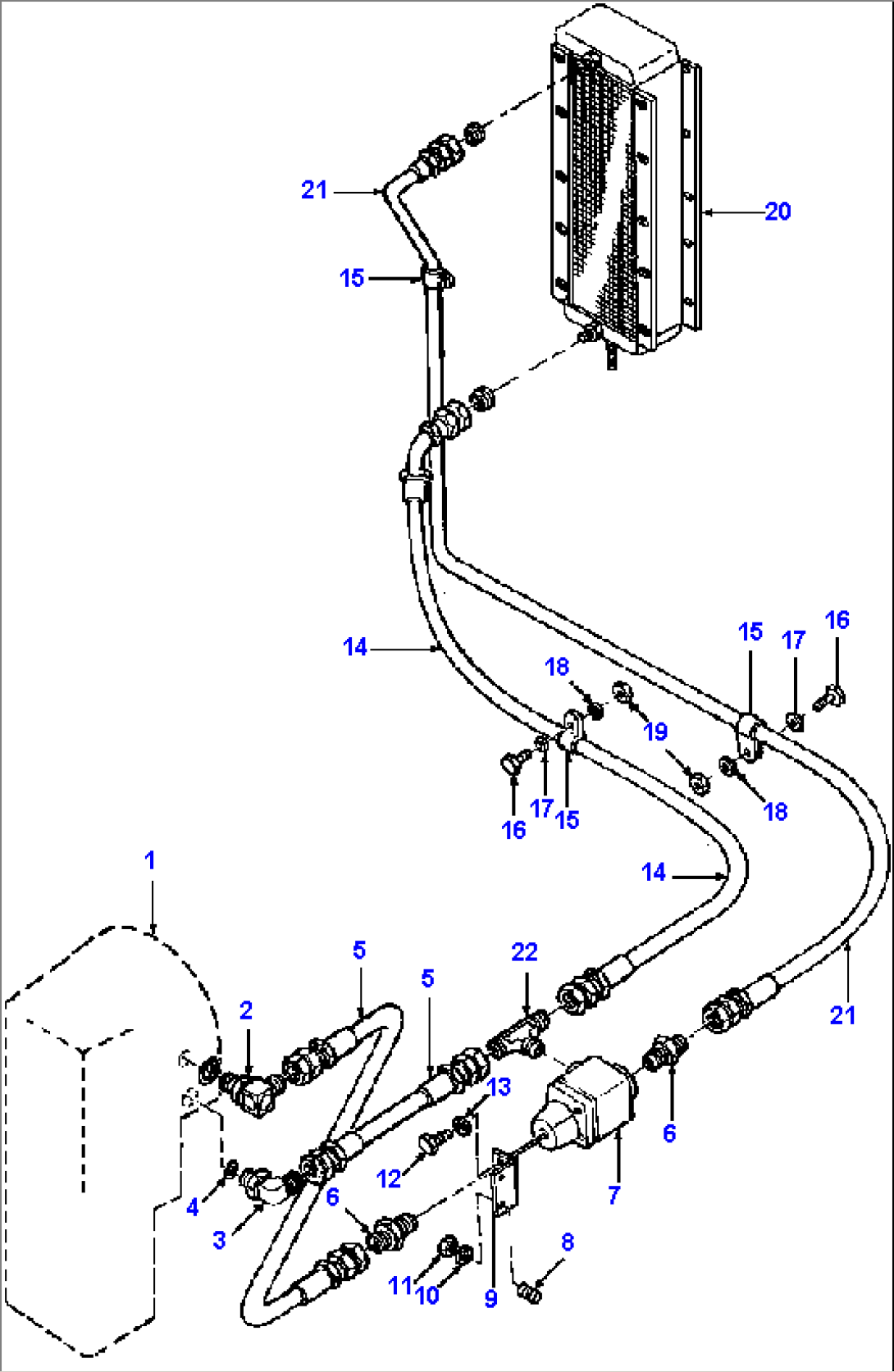 CONVERTER OIL COOLER LINES