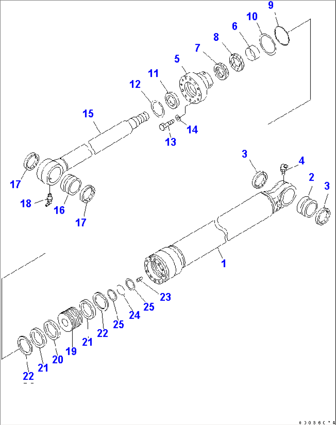 BUCKET CYLINDER (INNER PART)