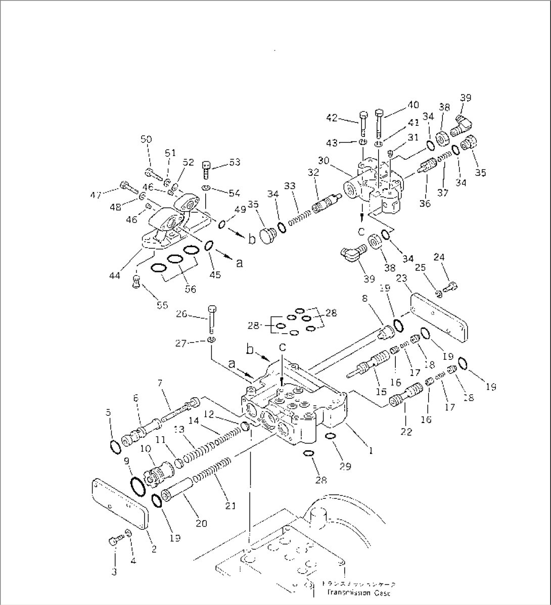 TRANSMISSION (CONTROL VALVE) (1/2)(#10001-.)