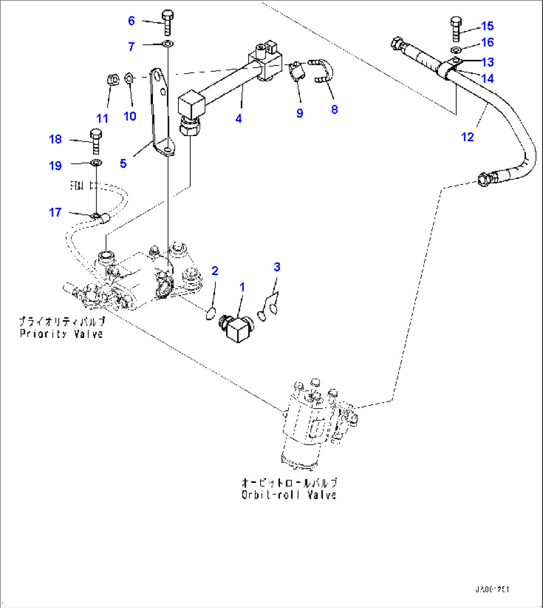 Steering Control Valve, Piping (2/2) (#80001-)