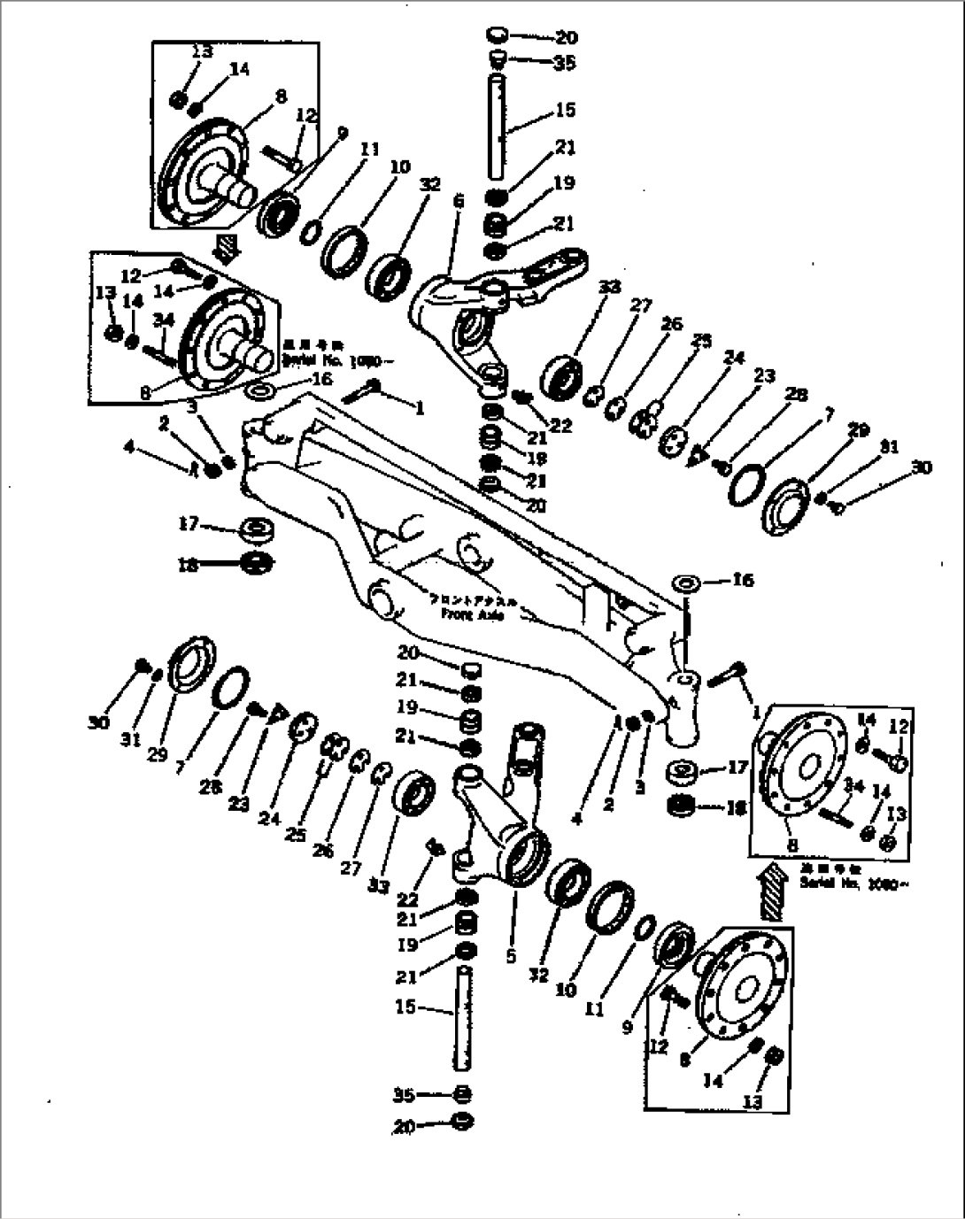 FRONT AXLE (2/3)