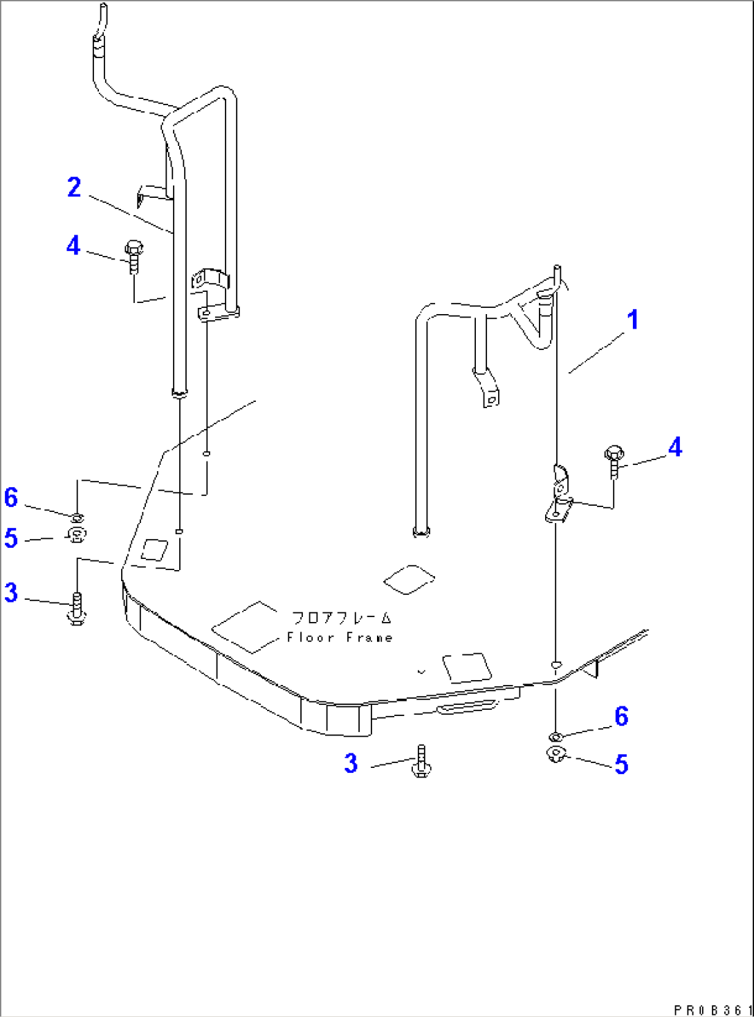 LADDER RAIL (WITHOUT CAB)