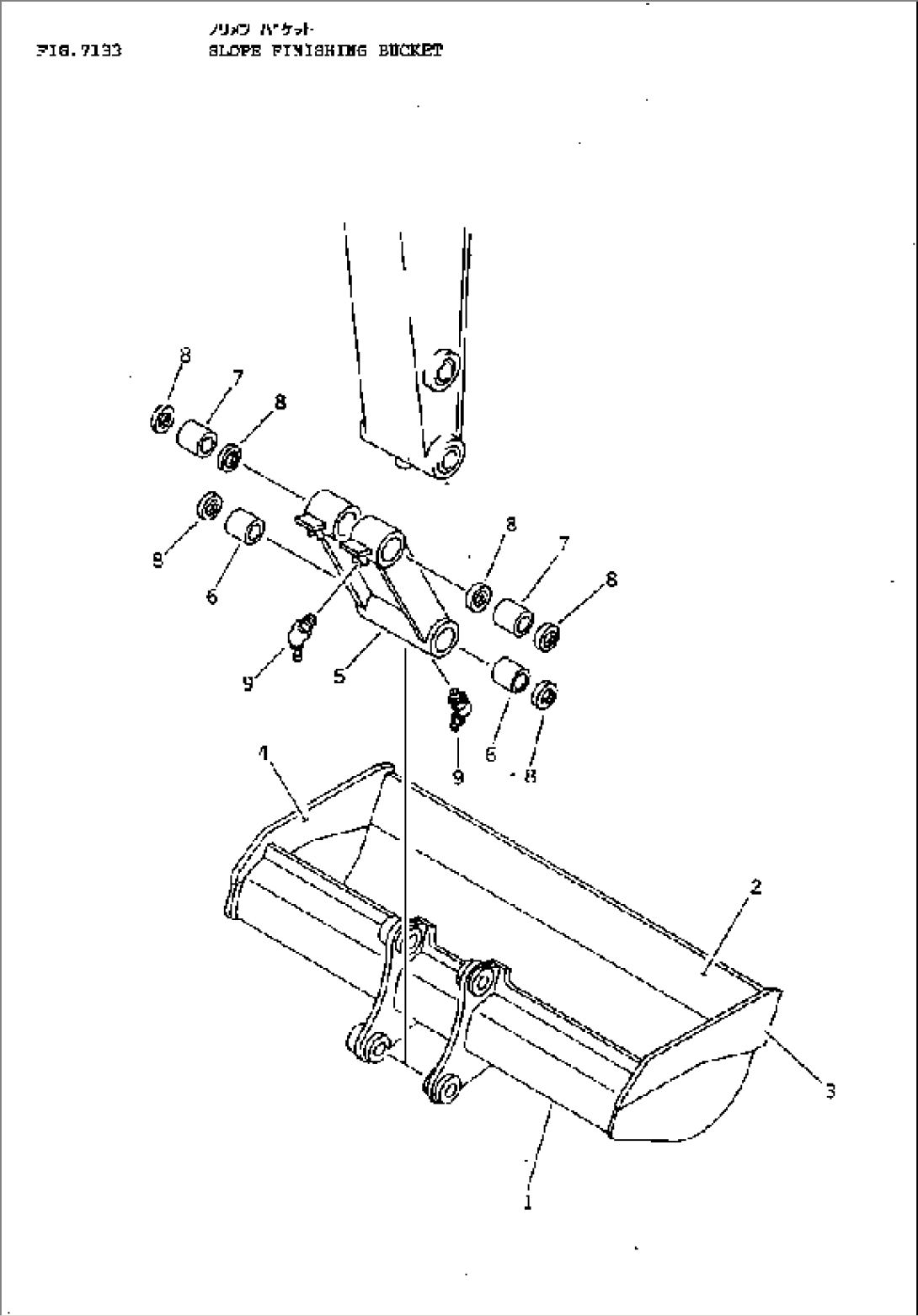 SLOPE FINISHING BUCKET