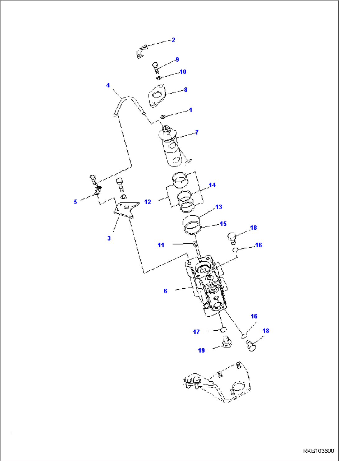 ADDITIONAL ACTUATOR PIPING, 1-ATTACHMENT, CONTROL PATTERN CHANGE OVER VALVE (1/3)