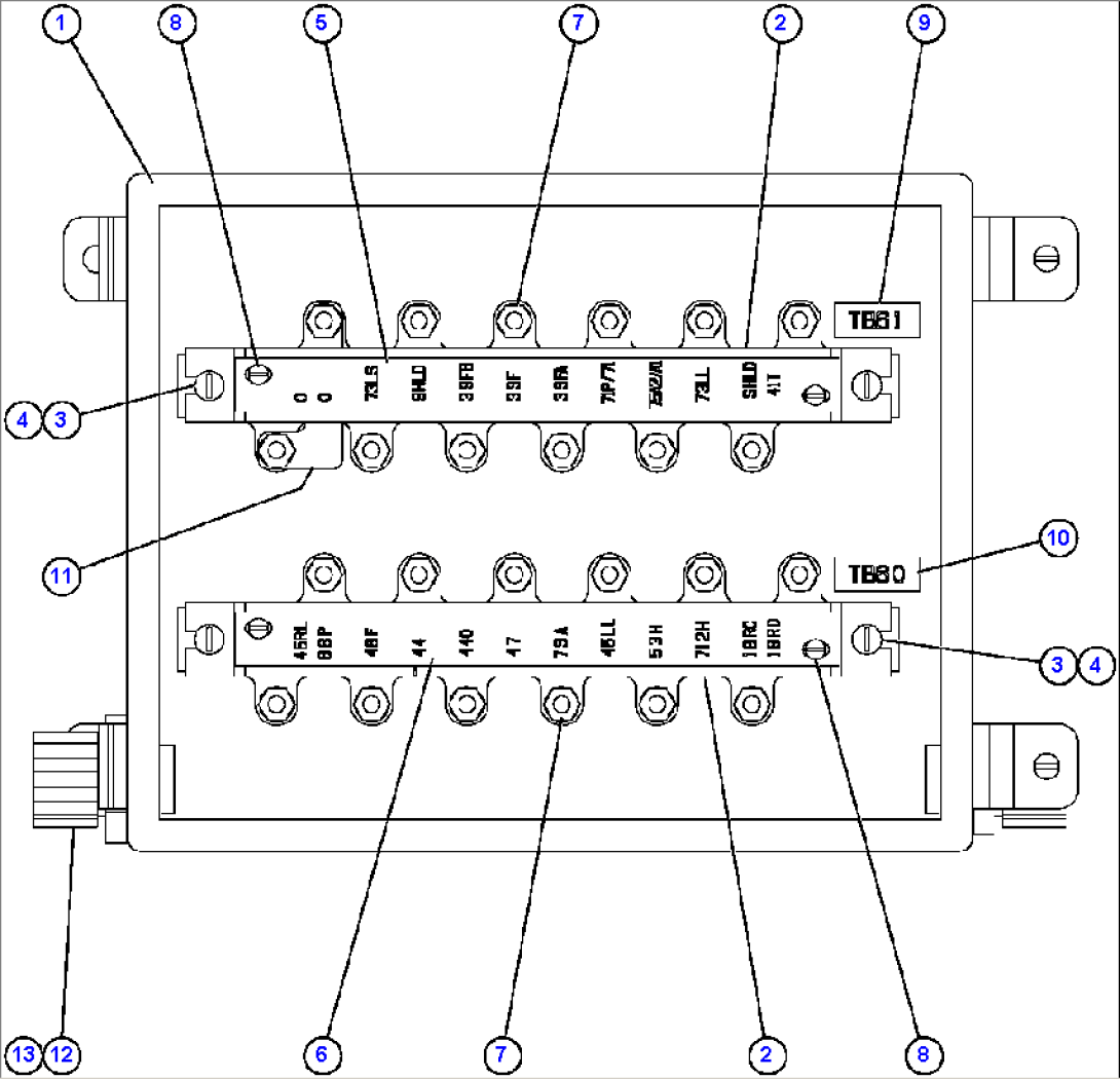 JUNCTION BOX ASSEMBLY - REAR (EK1413)