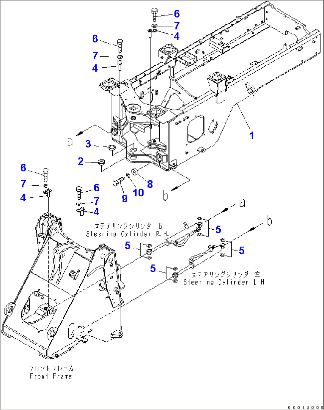 REAR FRAME (FOR MULTI COUPLER¤ ADD COUNTER WEIGHT¤ TACHOGRAPH)