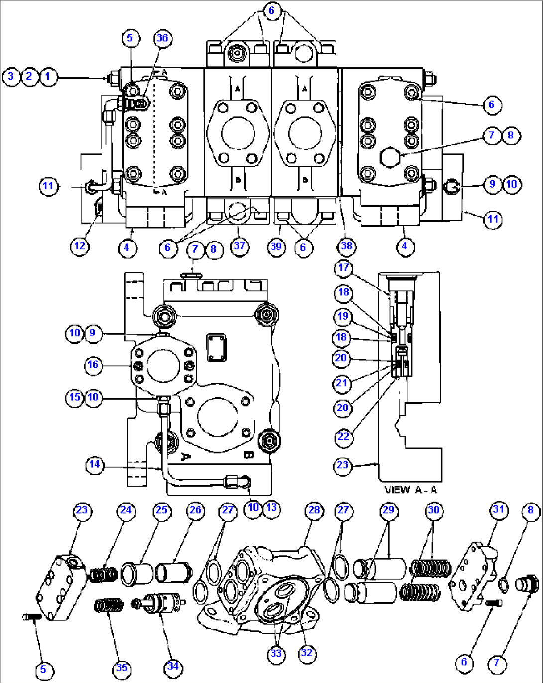 HOIST CONTROL VALVE ASSEMBLY (PB9839)
