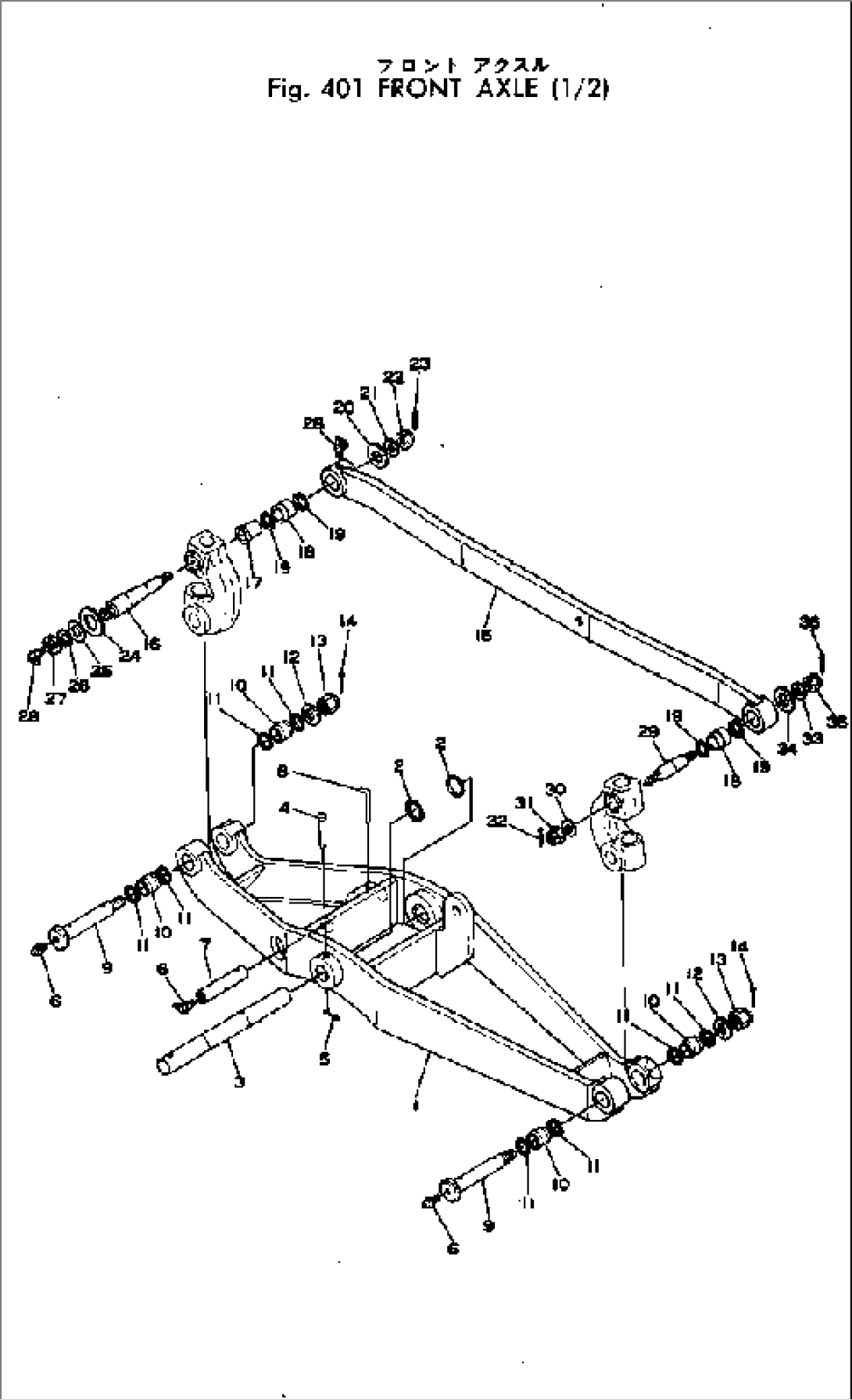 FRONT AXLE (1/2)