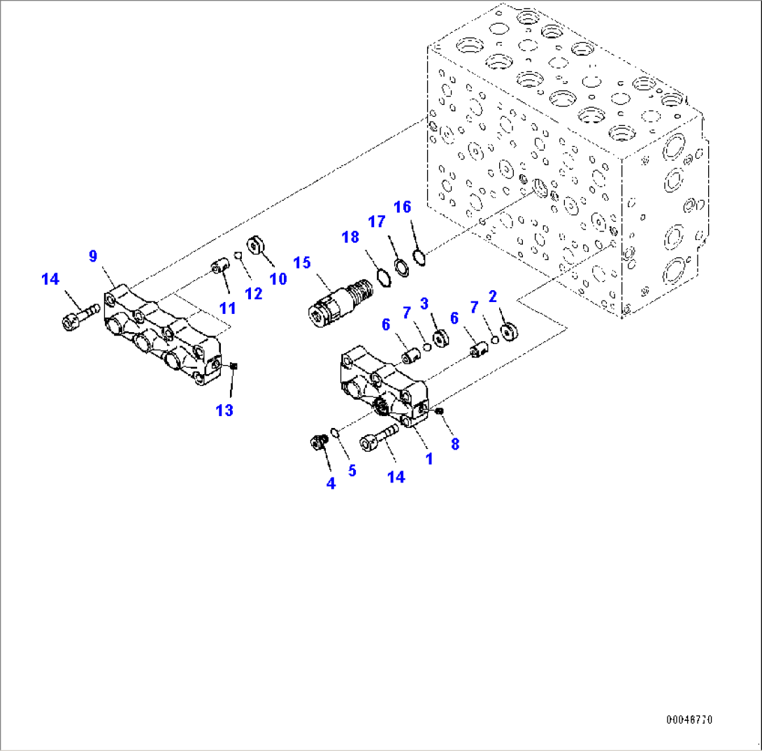 Control Valve, 7-Spool, Lock (10/19)
